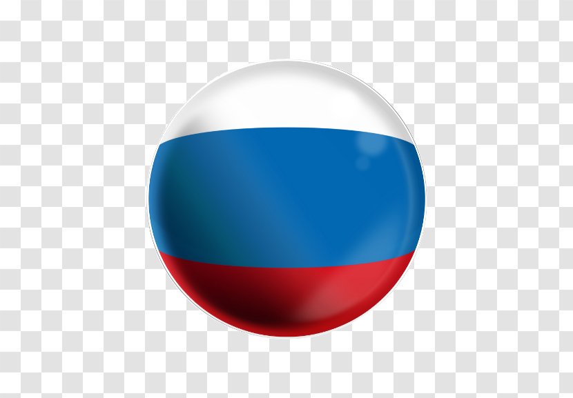 Sphere - Blue - Flag Russia Transparent PNG