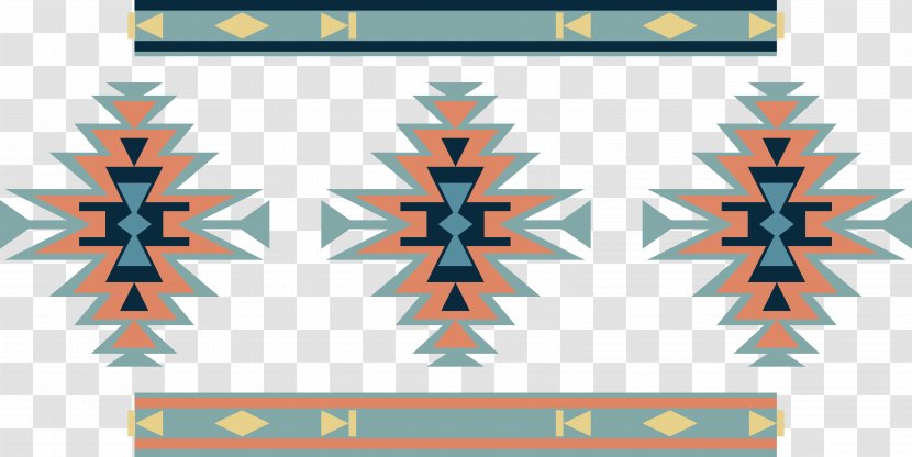 Native Americans In The United States Drawing Pattern - Navajo - Beautiful Palace Transparent PNG