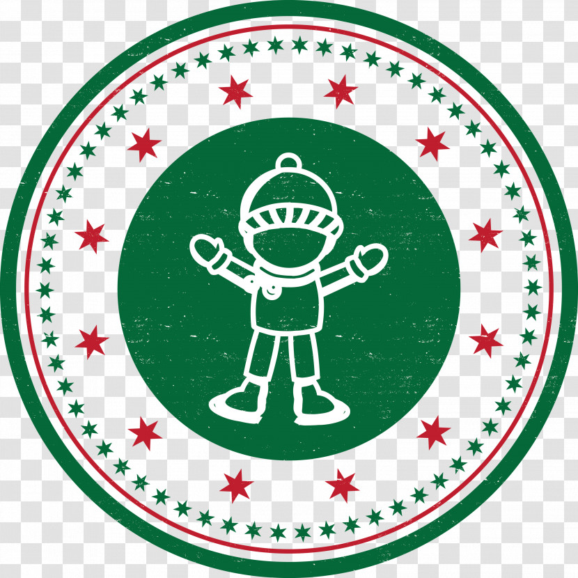 Christmas Stamp Transparent PNG