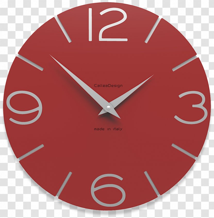 Clock Blue Aiguille Color - Red Transparent PNG
