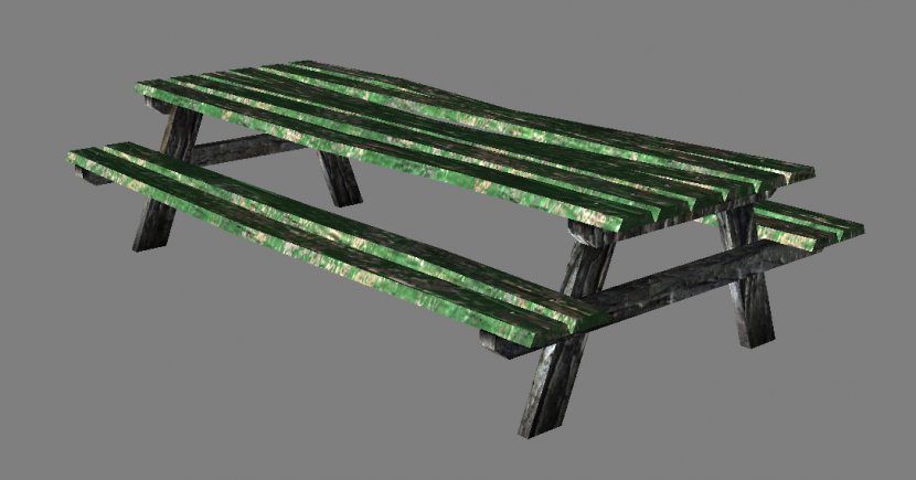 Table Bench - Outdoor Furniture Transparent PNG