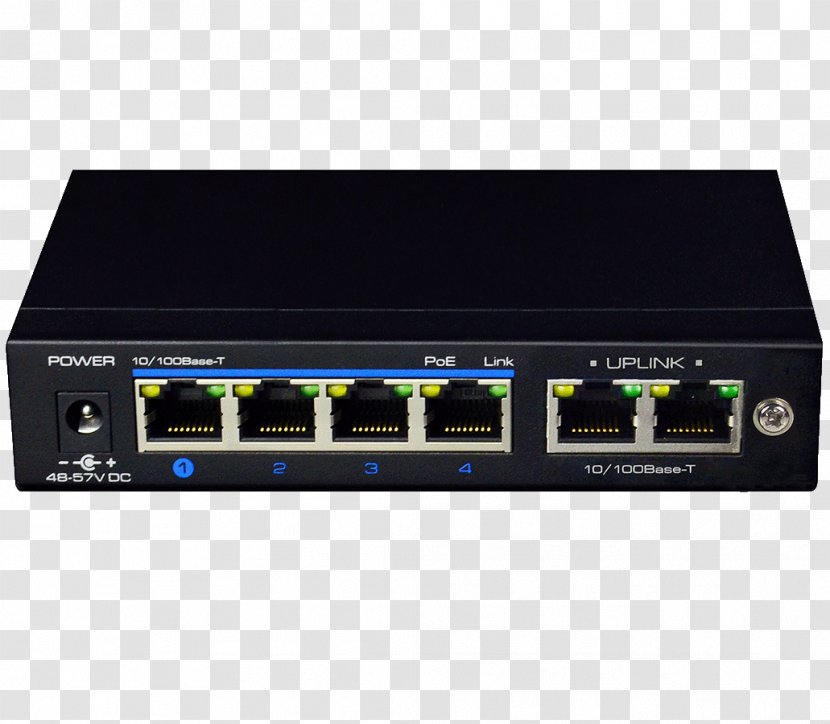 Power Over Ethernet Network Switch Computer Port - Electronics - Fast Transparent PNG