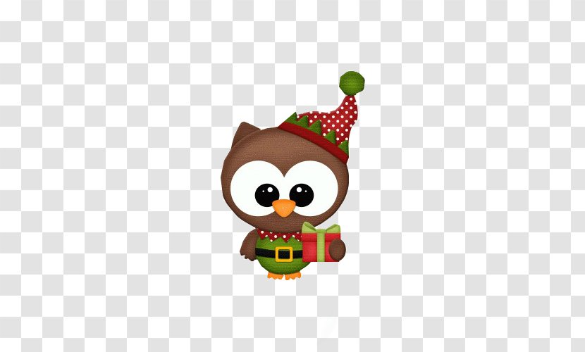 Owl Santa Claus Christmas Day Drawing Ornament - Fictional Character Transparent PNG