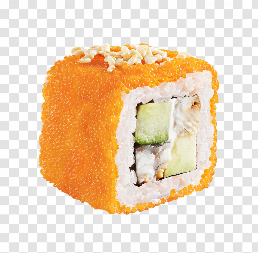 California Roll Vegetarian Cuisine Sushi Recipe Comfort Food - Vegetarianism - Cartoon Transparent PNG