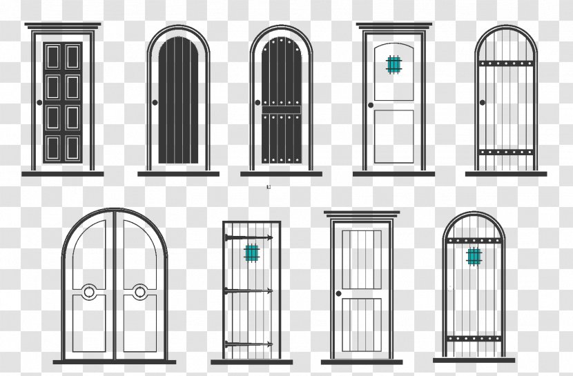 Window Blinds & Shades Arch Door Shutters - Shed Transparent PNG