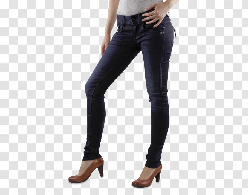 Jeans Denim Waist Leggings - Cartoon - Woman Wash G Transparent PNG