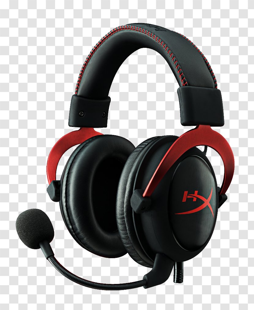 Kingston HyperX Cloud II Headphones Video Game - Audio Equipment Transparent PNG