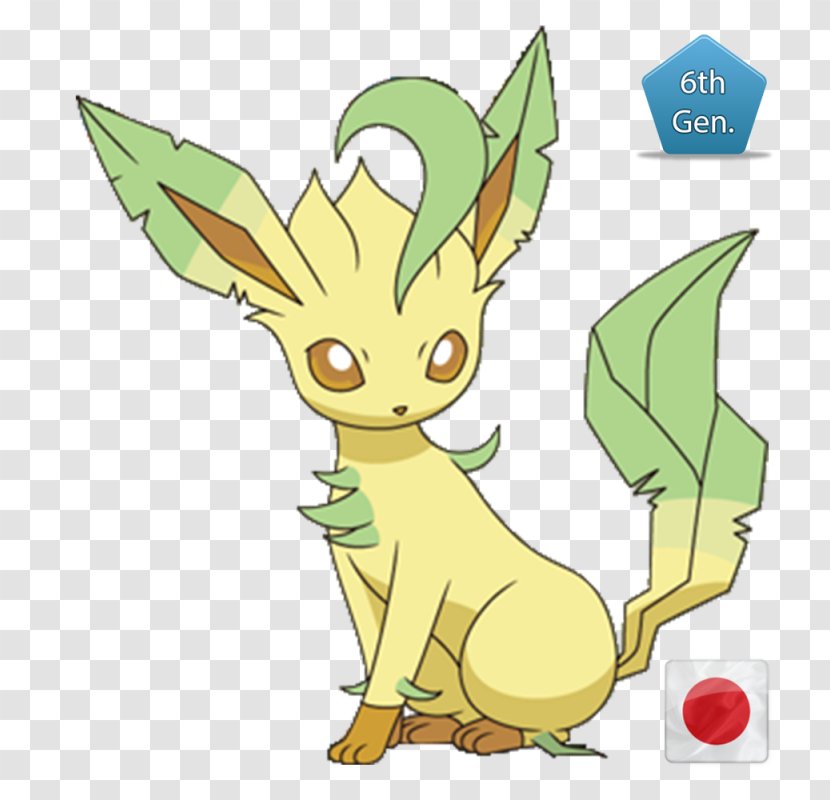 Eevee Pokémon X And Y Leafeon GO - Plant Transparent PNG