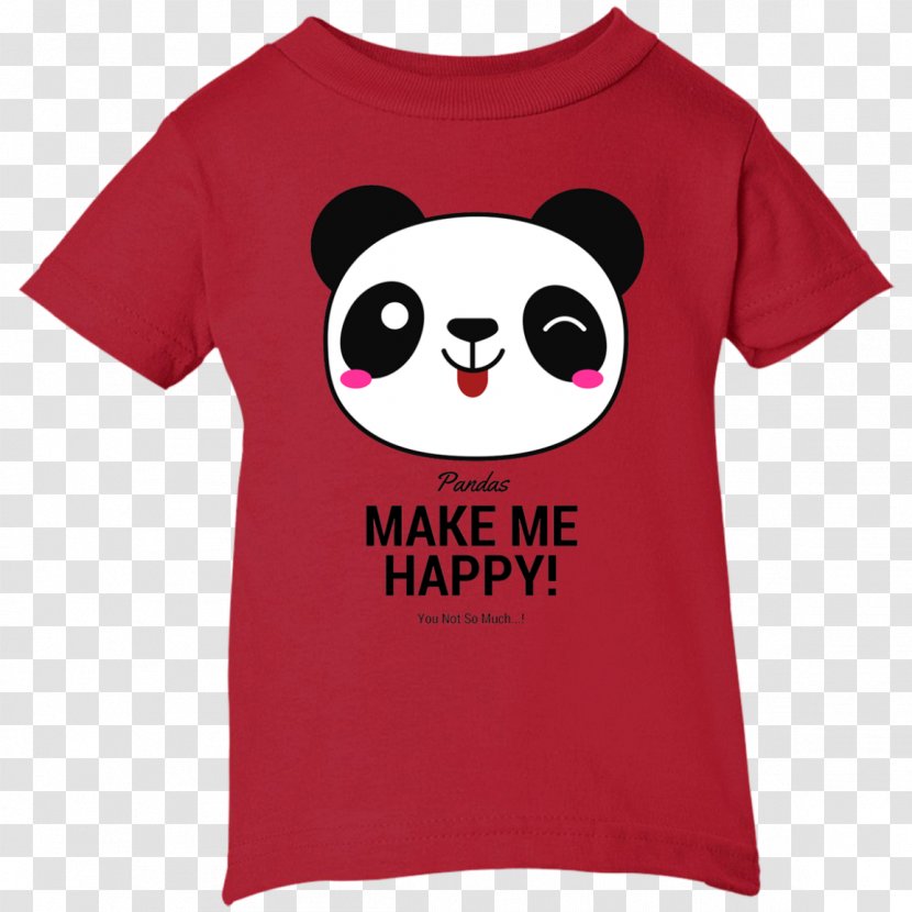 T-shirt Clothing Hoodie Infant - Red - Make Me Happy Transparent PNG