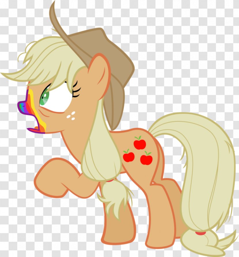 My Little Pony Applejack Biscuits Fluttershy - Cartoon Transparent PNG