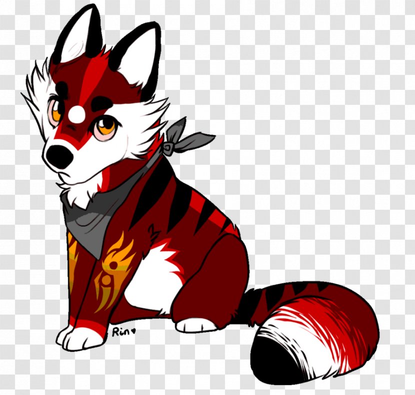 Red Fox Dog Puppy Whiskers Wolf - Animation Transparent PNG