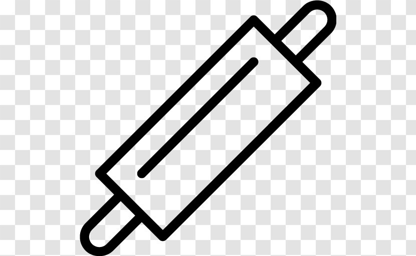 Injection - Black And White - Rolling Pin Transparent PNG