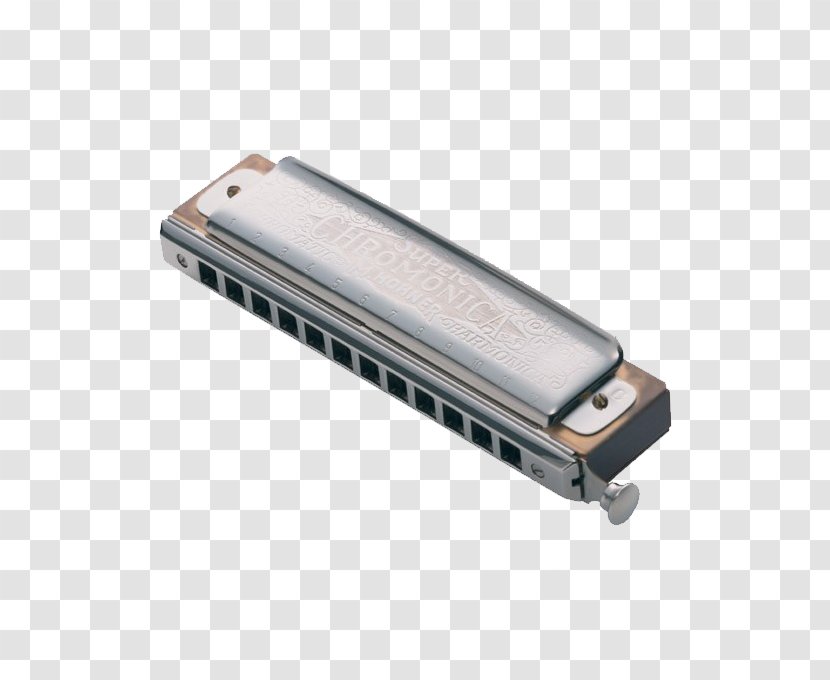 Harmonica Musical Instrument - Flower - Silver Transparent PNG