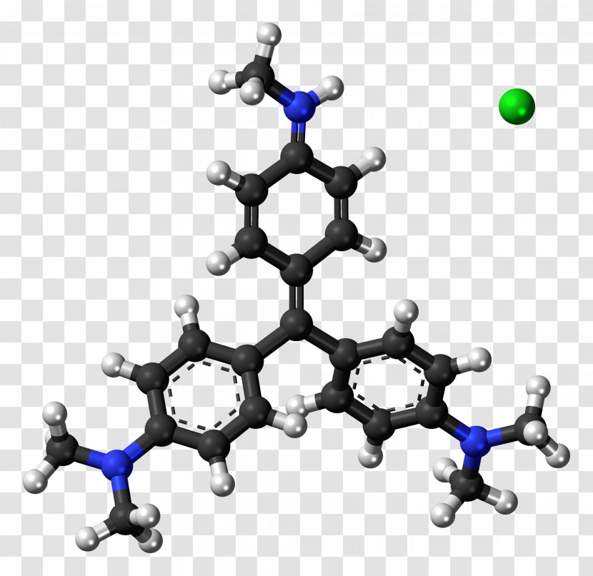 Crystal Violet Methyl PH Indicator Ball-and-stick Model - Jewellery - Ph Transparent PNG