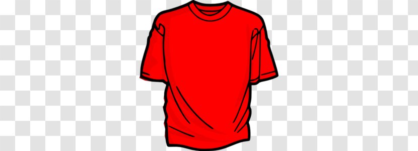 T-shirt Clip Art - Active Shirt - Red Cliparts Transparent PNG