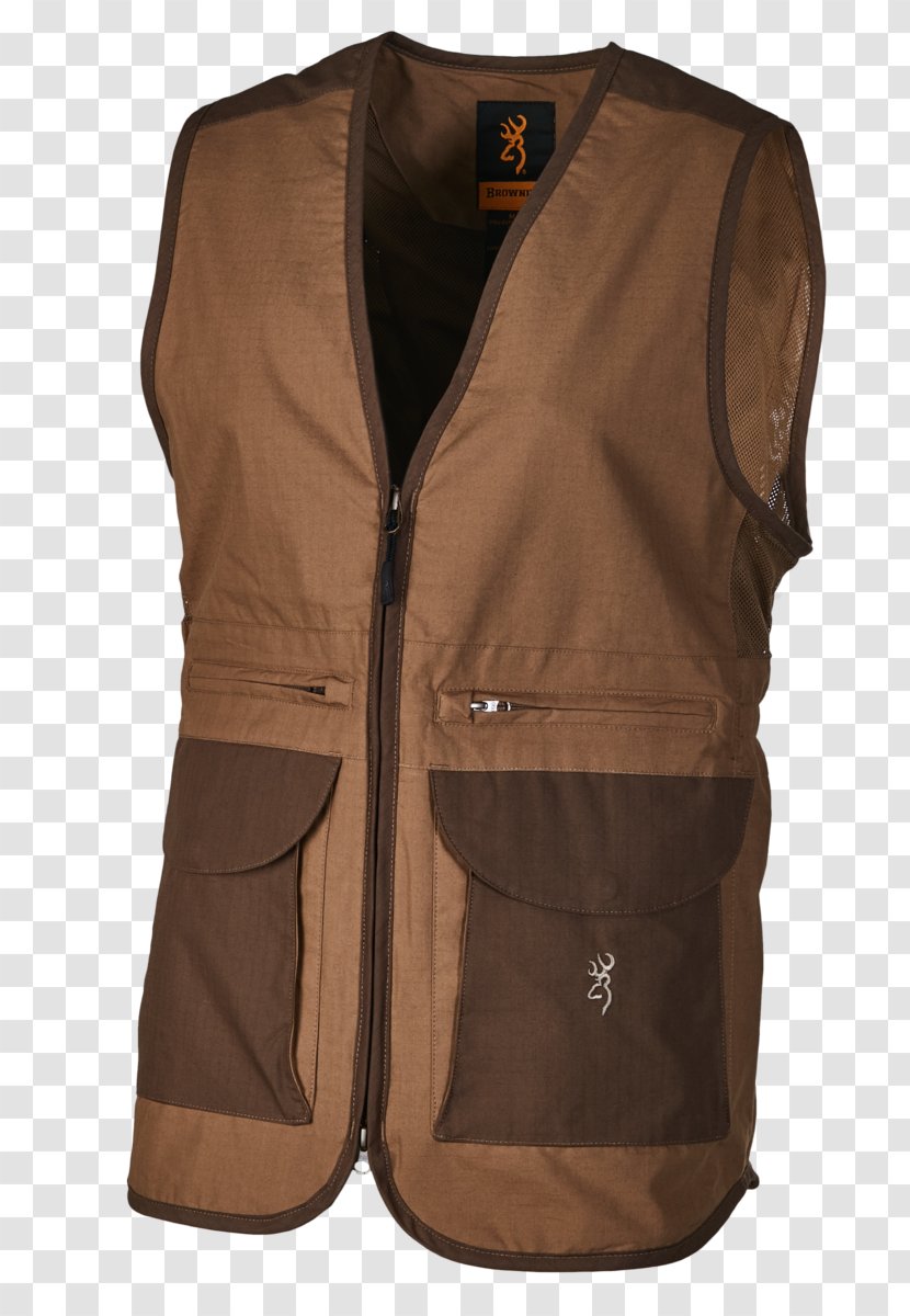 Gilets Hunting Waistcoat Zipper Jacket - Polyester Transparent PNG