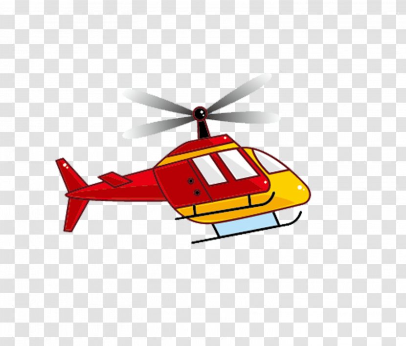 Helicopter Rotor Airplane - Brand - Red Transparent PNG