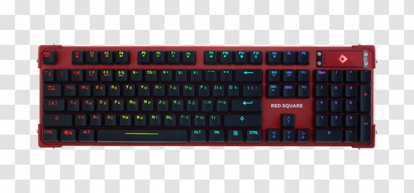 Computer Keyboard Red Square Redeemer Hardware Klaviatura - Stork Transparent PNG