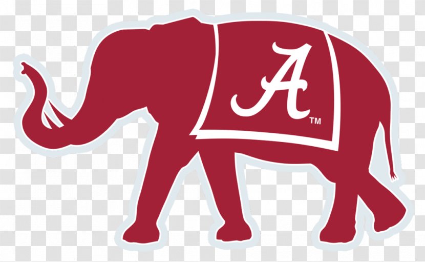Alabama Crimson Tide Football African Elephant Big Al Logo - Dormitory Clipart Transparent PNG