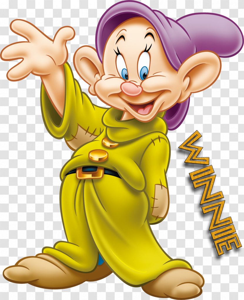 Dopey Seven Dwarfs Mickey Mouse Grumpy Bashful - Watercolor Transparent PNG