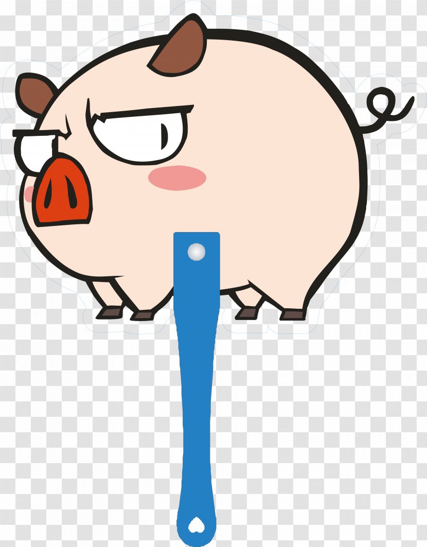 IPhone 5s 6 Domestic Pig Wallpaper - Heart - Cartoon Shape Fan Transparent PNG