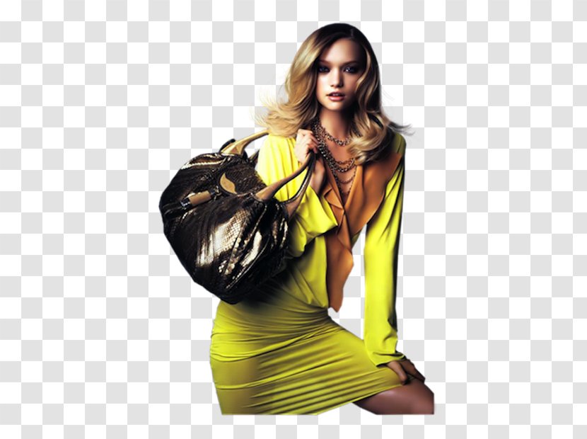 Female Sports Yellow Painting - Photo Shoot Transparent PNG