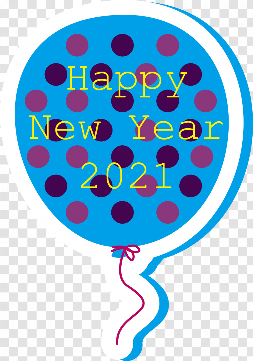 Balloon 2021 Happy New Year Transparent PNG