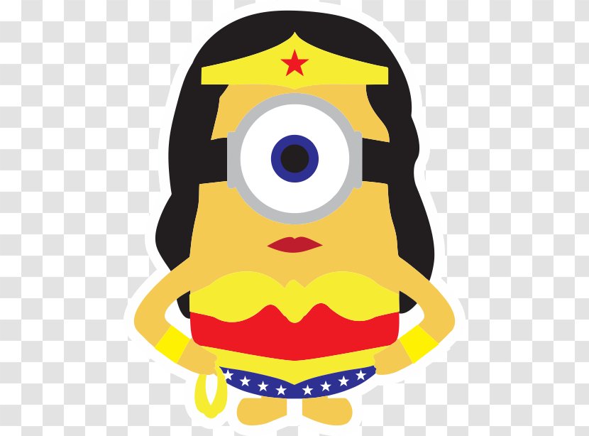 Wonder Woman Stuart The Minion Minions Superhero Batman - Smile - Hulk Transparent PNG