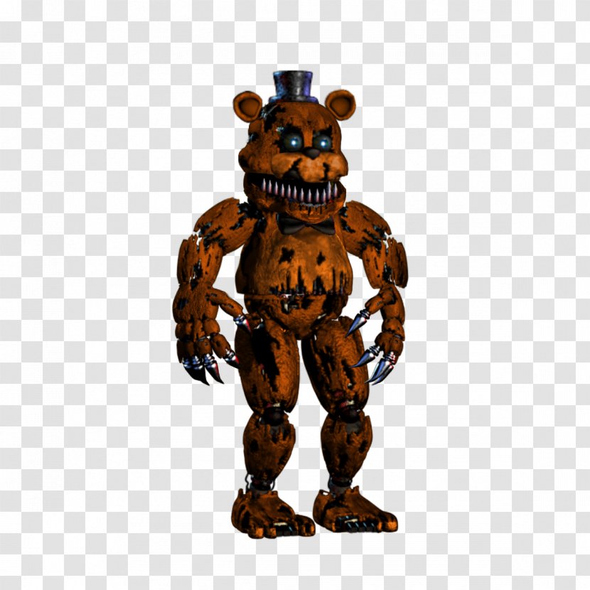Five Nights At Freddy's 4 2 3 FNaF World - Action Toy Figures - Nightmare Foxy Transparent PNG