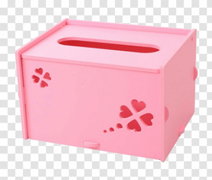 Box Clover Clip Art - Pink - Tissue Boxes Transparent PNG