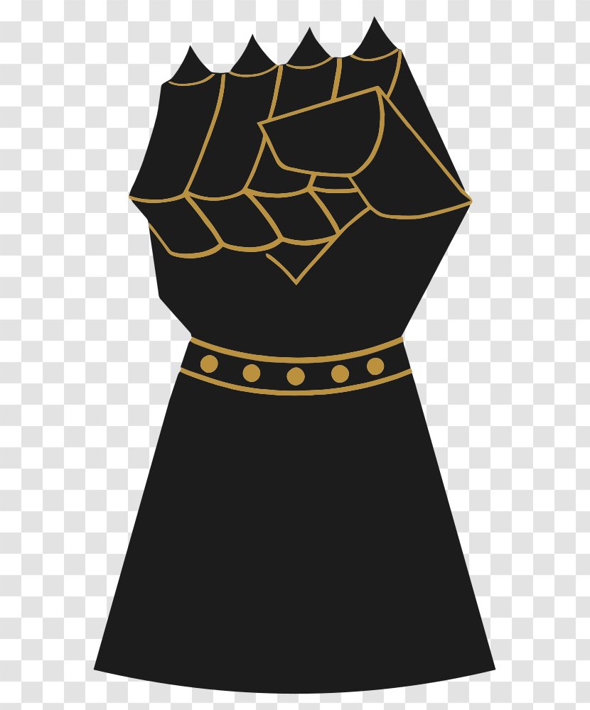 Gauntlet Fist - Dress - T-shirt Transparent PNG