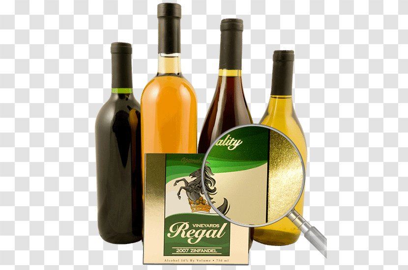 Wine Label Liqueur Paper - Alcoholic Drink Transparent PNG