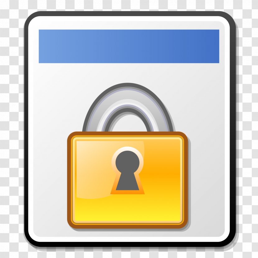 Nuvola File Locking Theme - Lock Transparent PNG