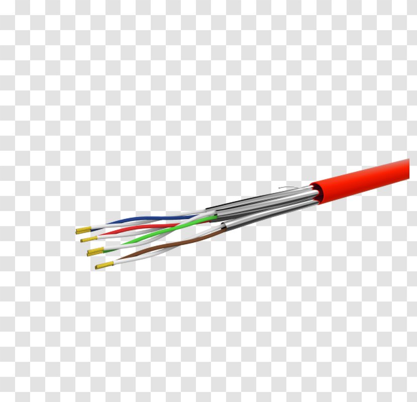 Network Cables Product Design Line - Solid Red Number 27 Transparent PNG