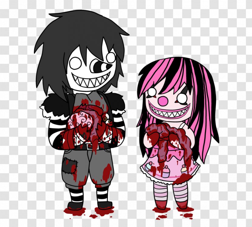 Creepypasta Laughing Jack Jeff The Killer Slenderman Drawing - Cartoon Transparent PNG