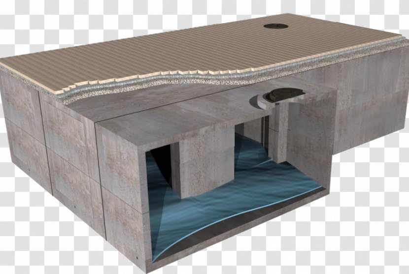 Water Storage Precast Concrete Stormwater Tank - Building Transparent PNG