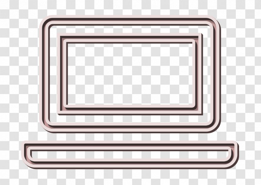 Laptop Icon Macbook Streamline - Rectangle Transparent PNG