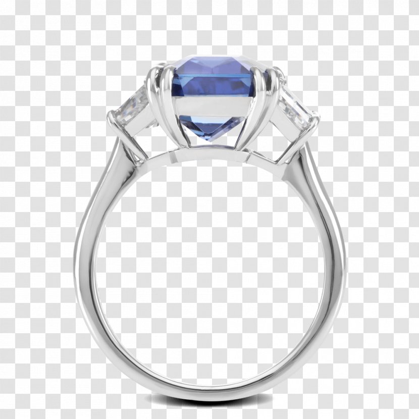 Sapphire Ring Alexandrite Emerald Jewellery - Engagement - Platinum Transparent PNG