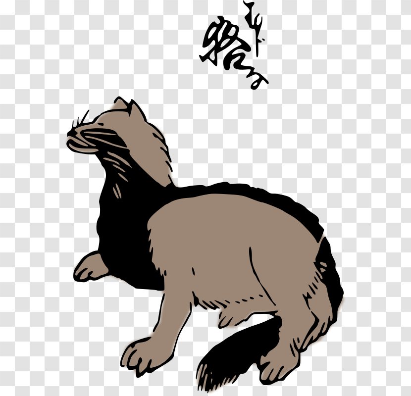 European Badger Japanese Hog Clip Art - Carnivoran - Wildlife Transparent PNG