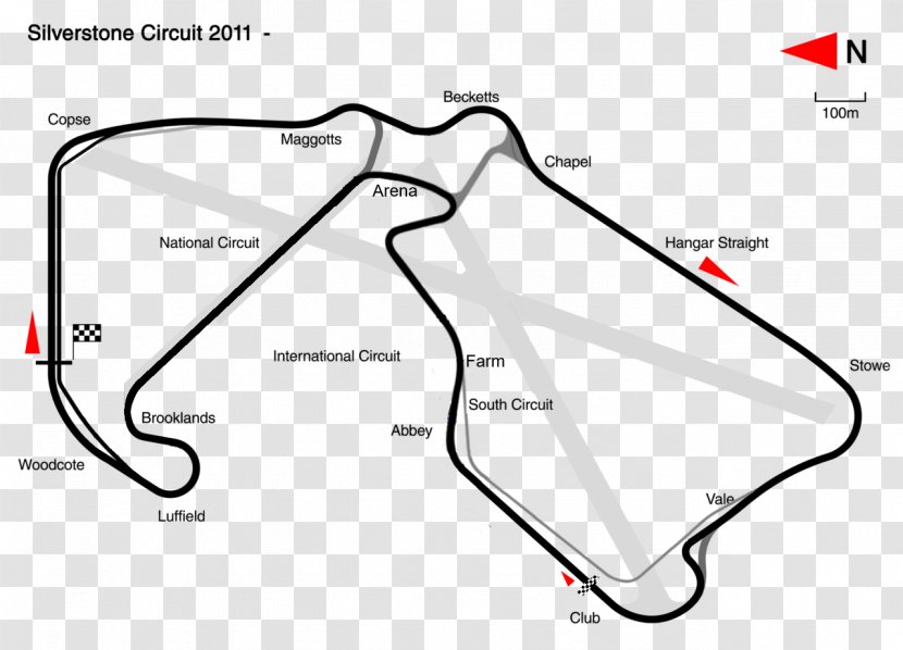 Development History Of Silverstone Circuit Formula 1 Race Track Car Transparent PNG
