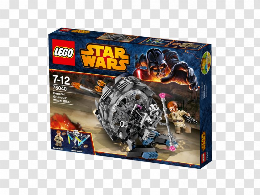 LEGO 75040 Star Wars General Grievous' Wheel Bike Lego Minifigure Transparent PNG