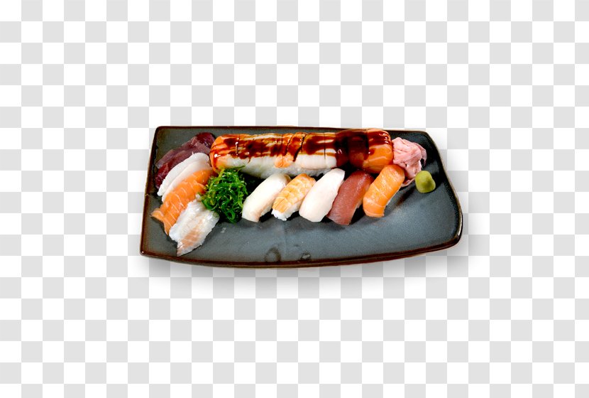 California Roll Sashimi Gimbap Sushi Japanese Cuisine - Garnish Transparent PNG