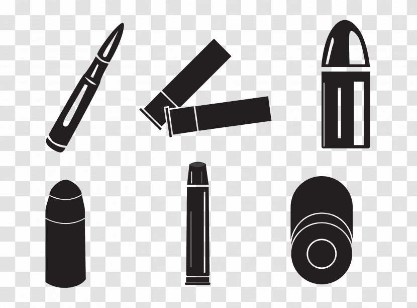 Shotgun Shell Bullet Clip Art - Ammunition - A Variety Of Shapes Bullets And Casings Transparent PNG