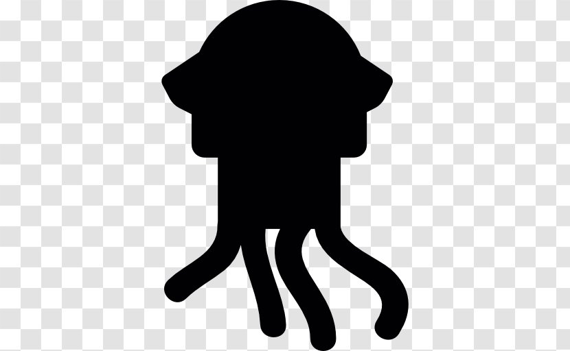 Squid As Food Clip Art - Silhouette Transparent PNG