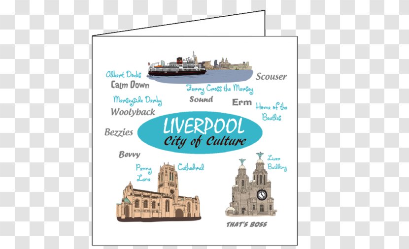 Scouse Liverpool Drap De Neteja Towel Advertising - Transport Transparent PNG