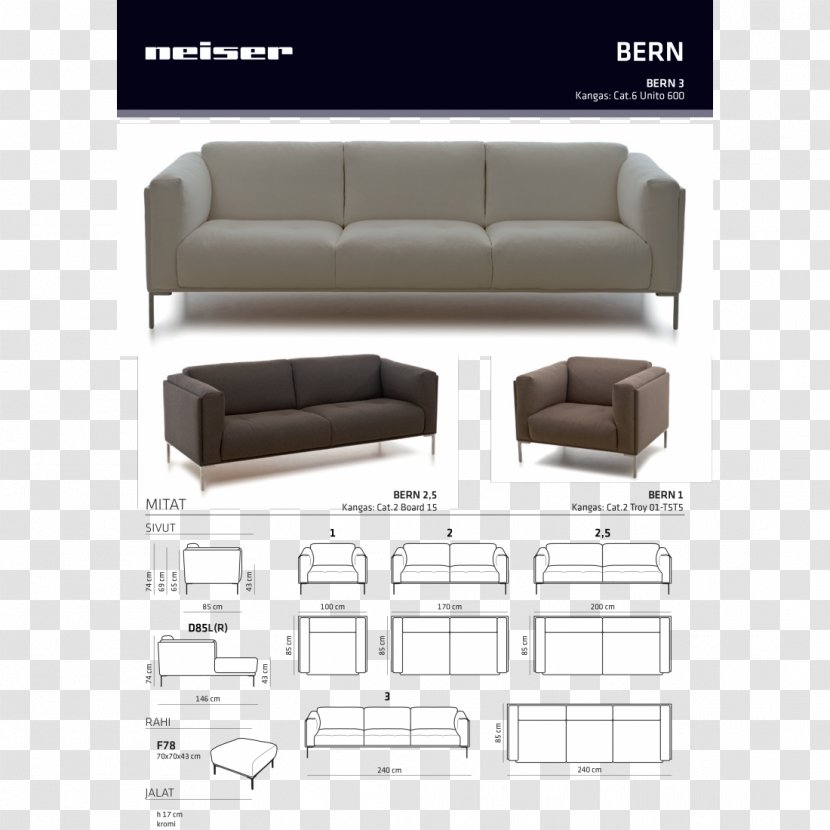 Sofa Bed Rectangle - Furniture - Angle Transparent PNG