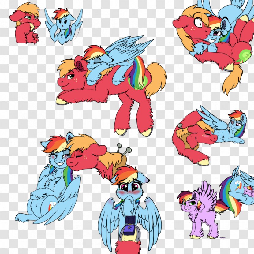 Rainbow Dash Pinkie Pie Applejack Rarity Big McIntosh - Fluttershy - My Little Pony Transparent PNG