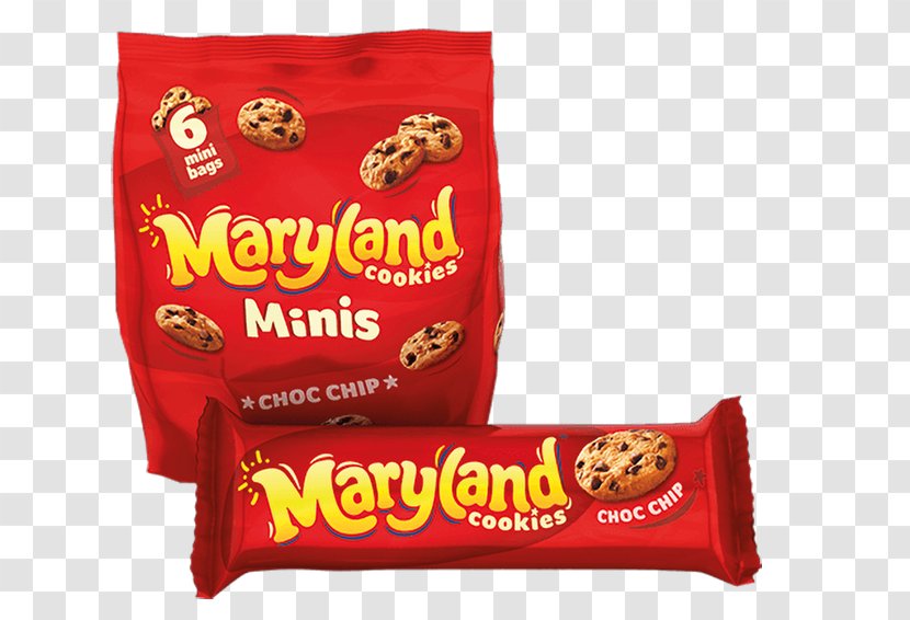 Maryland Cookies Biscuits Chocolate Chip Cookie Snack - Logo - Biscuit Transparent PNG