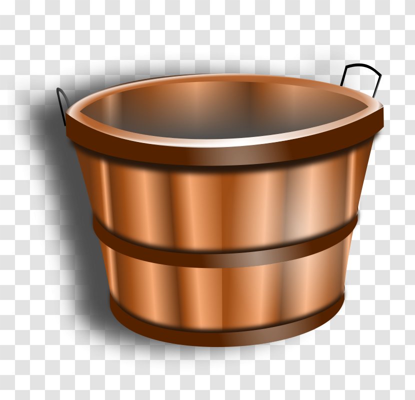 Bucket Clip Art - Copper - Water Cliparts Transparent PNG