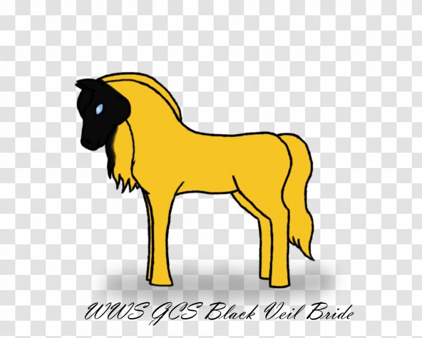 Mustang Foal Stallion Colt Mane - Pack Animal - Black Veil Brides Transparent PNG